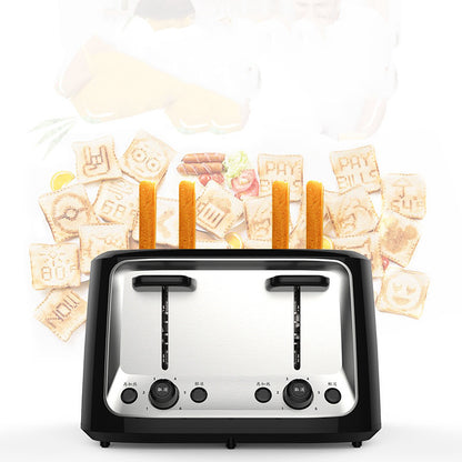 Multifunctional 4-Slot Toaster