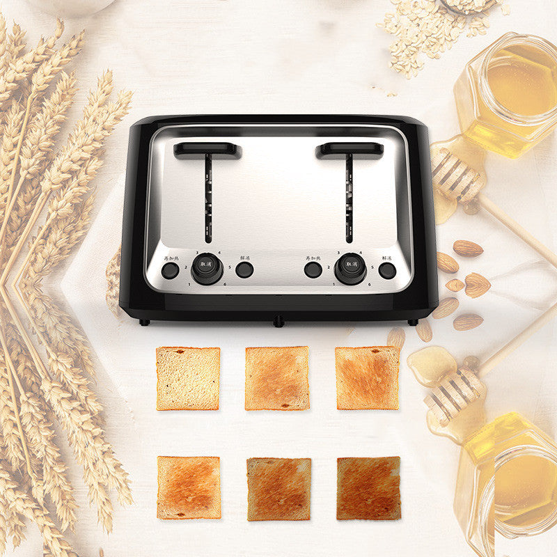 Multifunctional 4-Slot Toaster